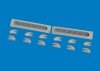 Eduard 6481060 P-40 exhaust stacks rounded PRINT Eduard 1/48